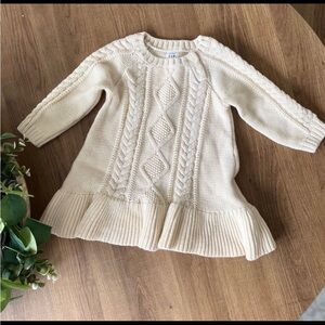 Baby Gap Knit Sweater Dresss